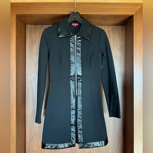 Staud black scuba dress